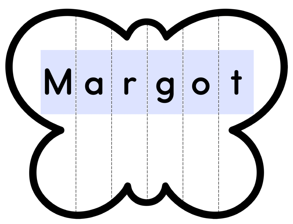 Editable Name Butterfly Craft