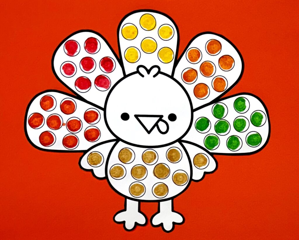 Turkey Dot Art