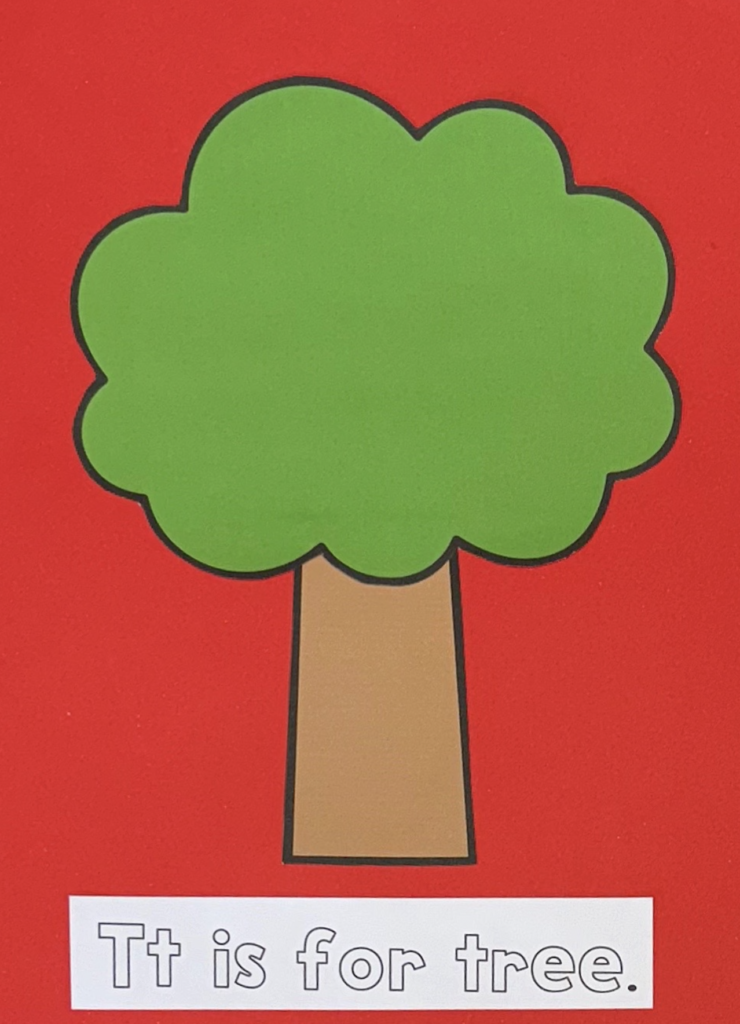 letter T is for Tree Craft