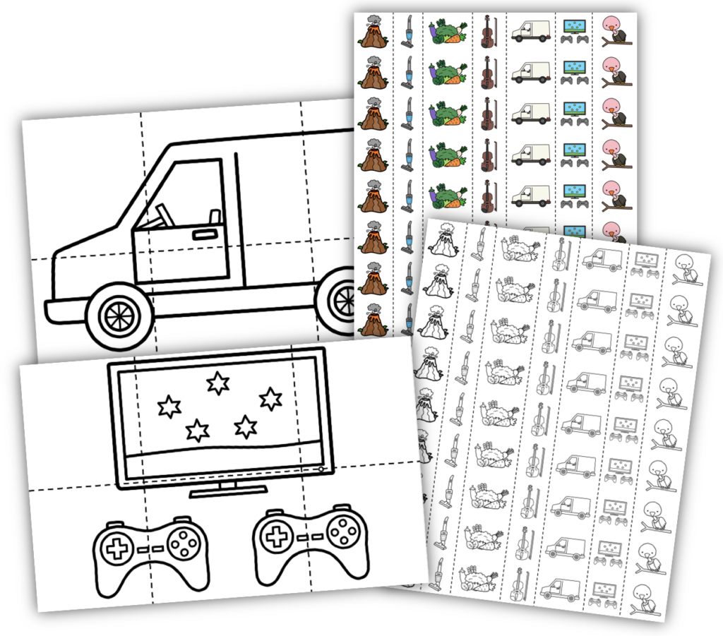 letter v themed scissor activities