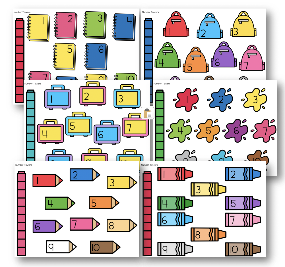 Math Towers Back To School Edition