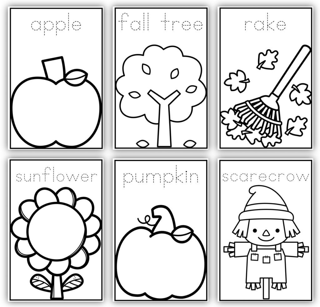 Fall Activities Coloring Pages