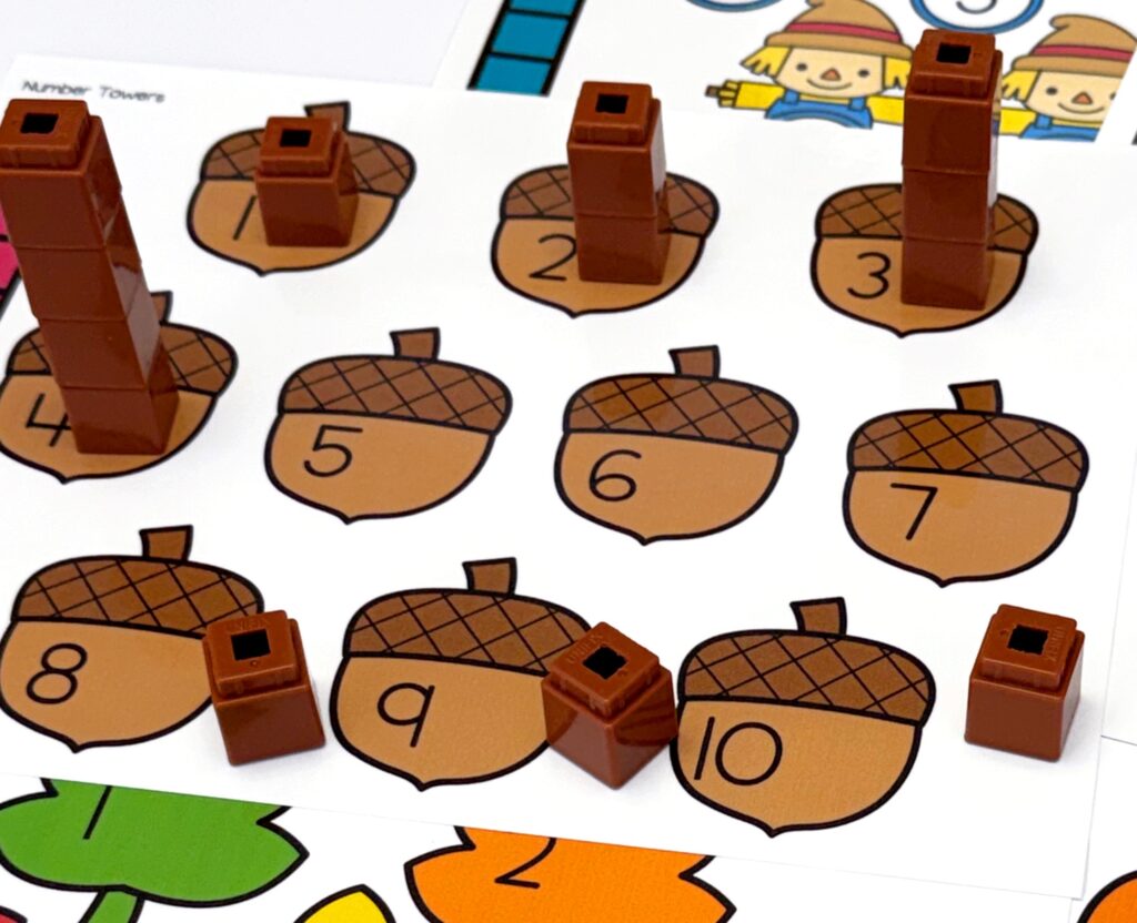 Fall Number Towers Acorn